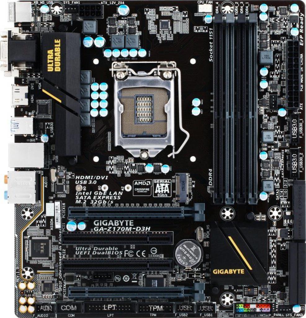 [06/08/2015] Gigabyte GA-Z170M-D3H