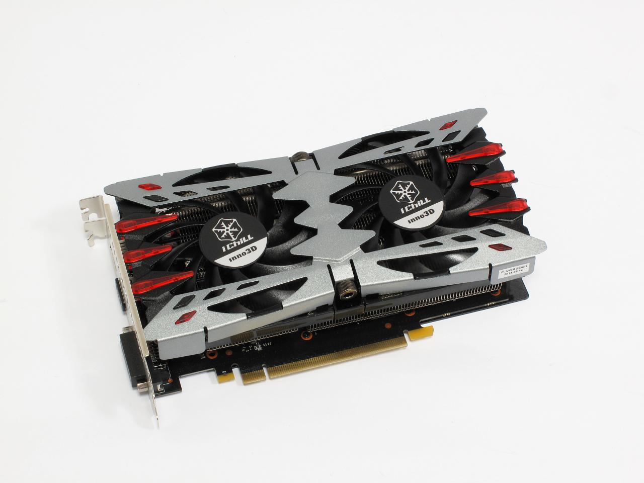 [20/08/2015] Inno 3D GTX 950 iChill X2 Air Boss Ultra (2 GiByte): Ein satter Boost jenseits 1.400 MHz sowie der bislang höchste Speichertakt (3.402 MHz) sorgen in Kombination für den Benchmarksieg unter den GTX-950-Designs.