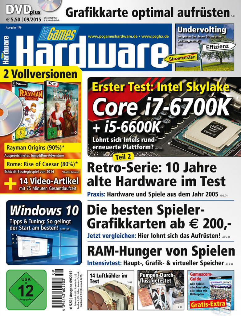 [05/08/2015] Cover PCGH #179 09/2015 DVD-Plus