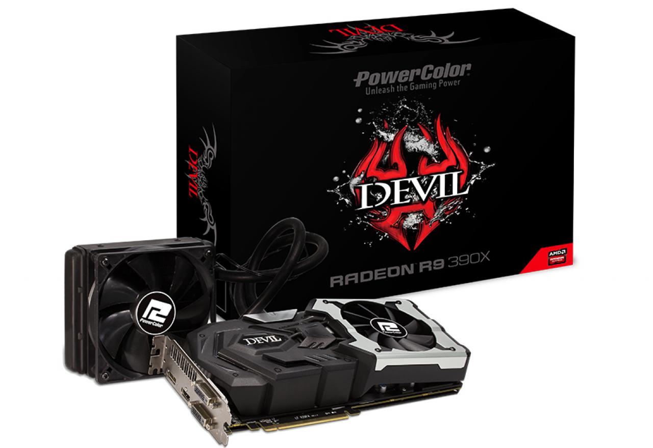 [13/08/2015] Powercolor R9 390X Devil: Erste Radeon mit Drittanbieter-Hybrid-Kühlung (9)