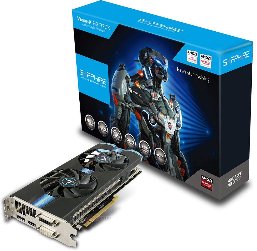 [27/08/2015] TPU zeigt Sapphire Radeon R9 370X Vapor-X: Curacao XT im neuen Gewand naht (4)
