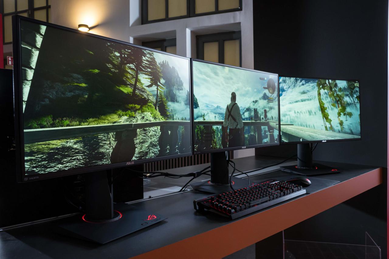 [03/09/2015] Asus PG279Q im Dreierverbund