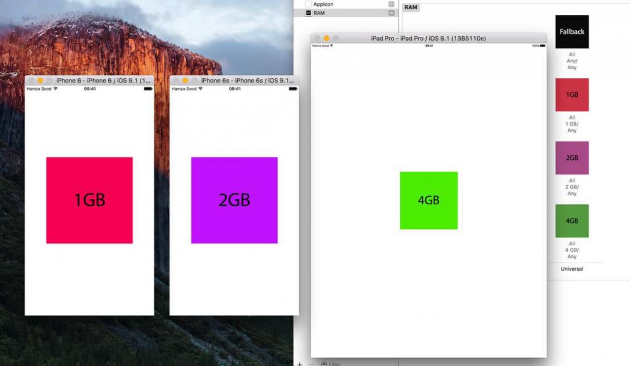 [14/09/2015] Das iPhone 6s bietet 2 GByte RAM, das iPad Pro 4 GByte.
