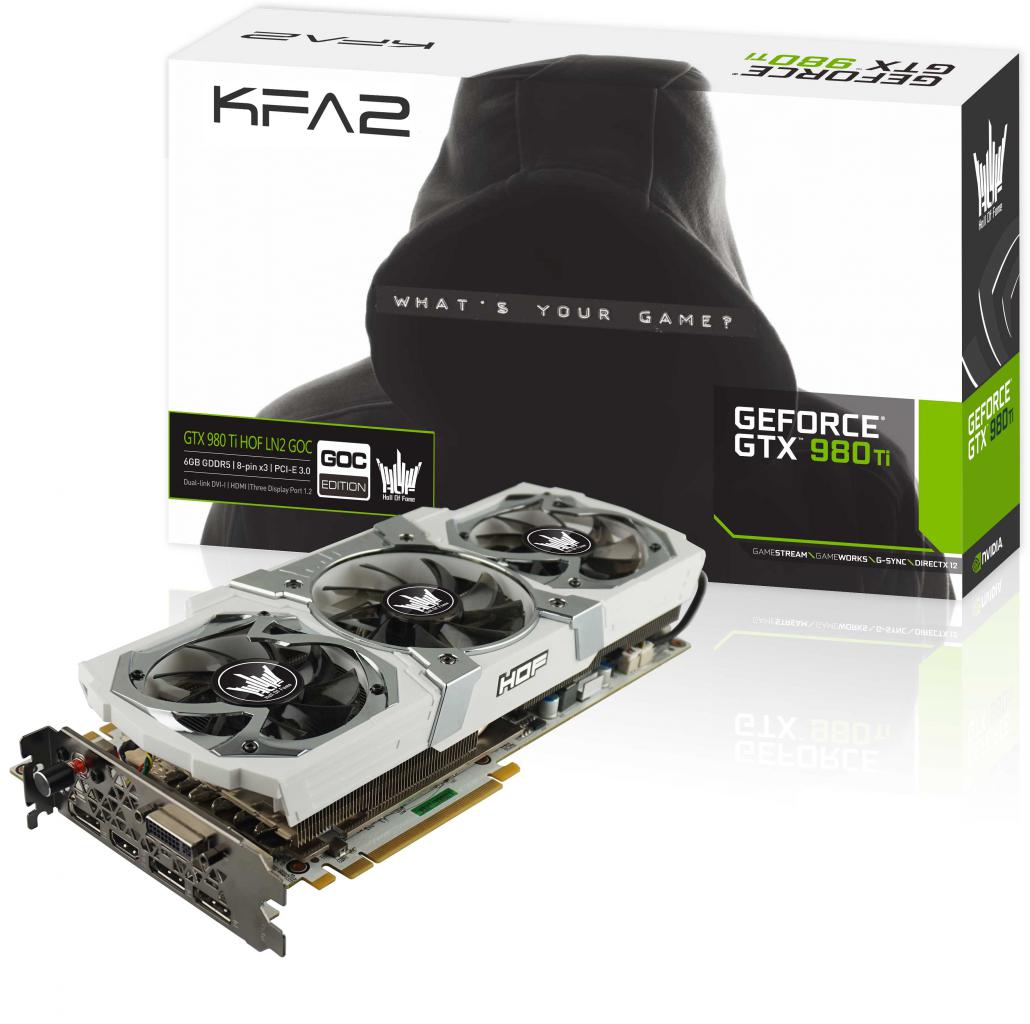 [18/09/2015] KFA2 Geforce GTX 980 Ti HOF LN2 GOC: Hochgezüchtetes Custom-Design für 1.000 Euro (3)