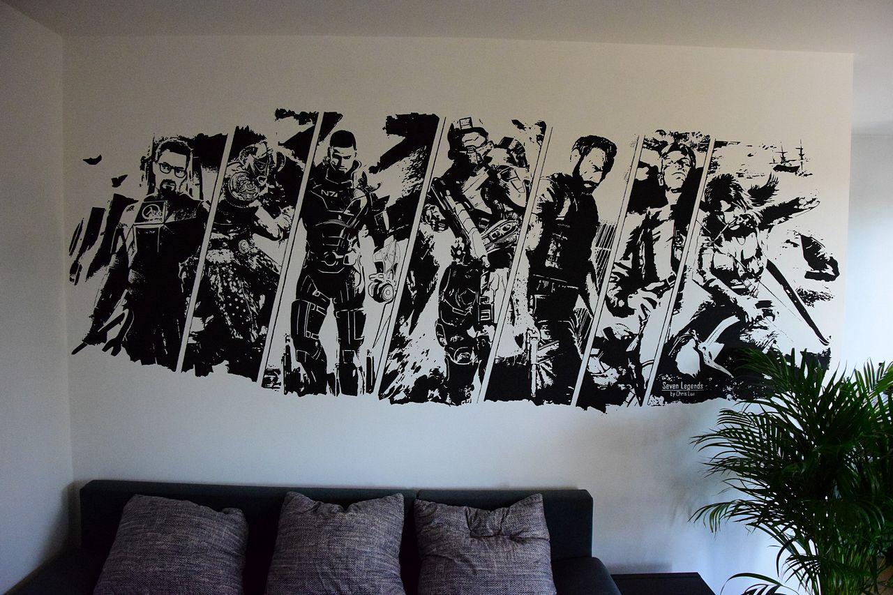[10/09/2015] Wall of Heroes: Lara Croft, Max Payne & Co. als Wandbemalung (23)