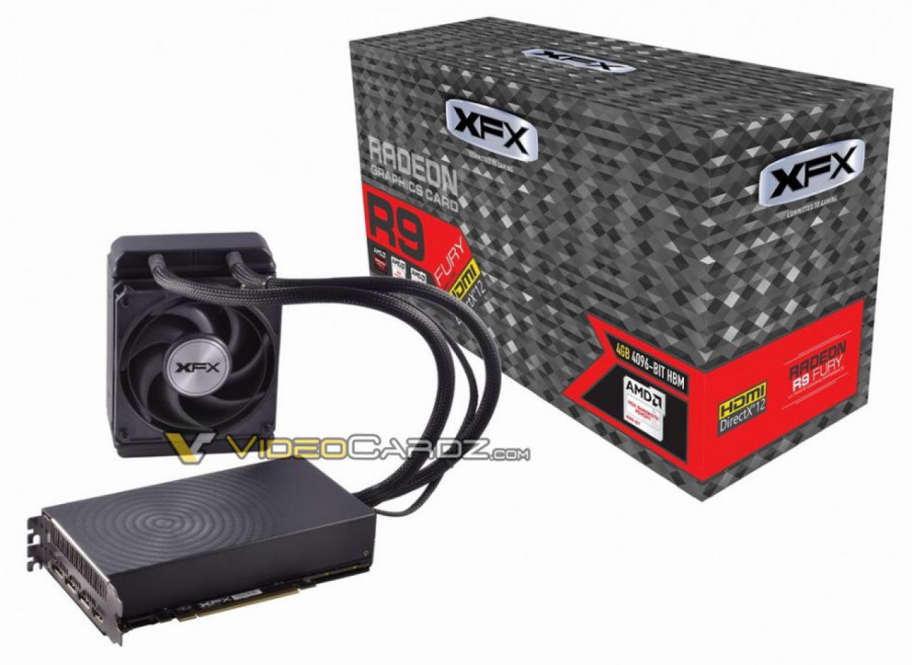 [22/09/2015] Radeon R9 Fury: XFX-Custom-Design mit AiO-Wakü der Fury X und eigenem PCB (3)