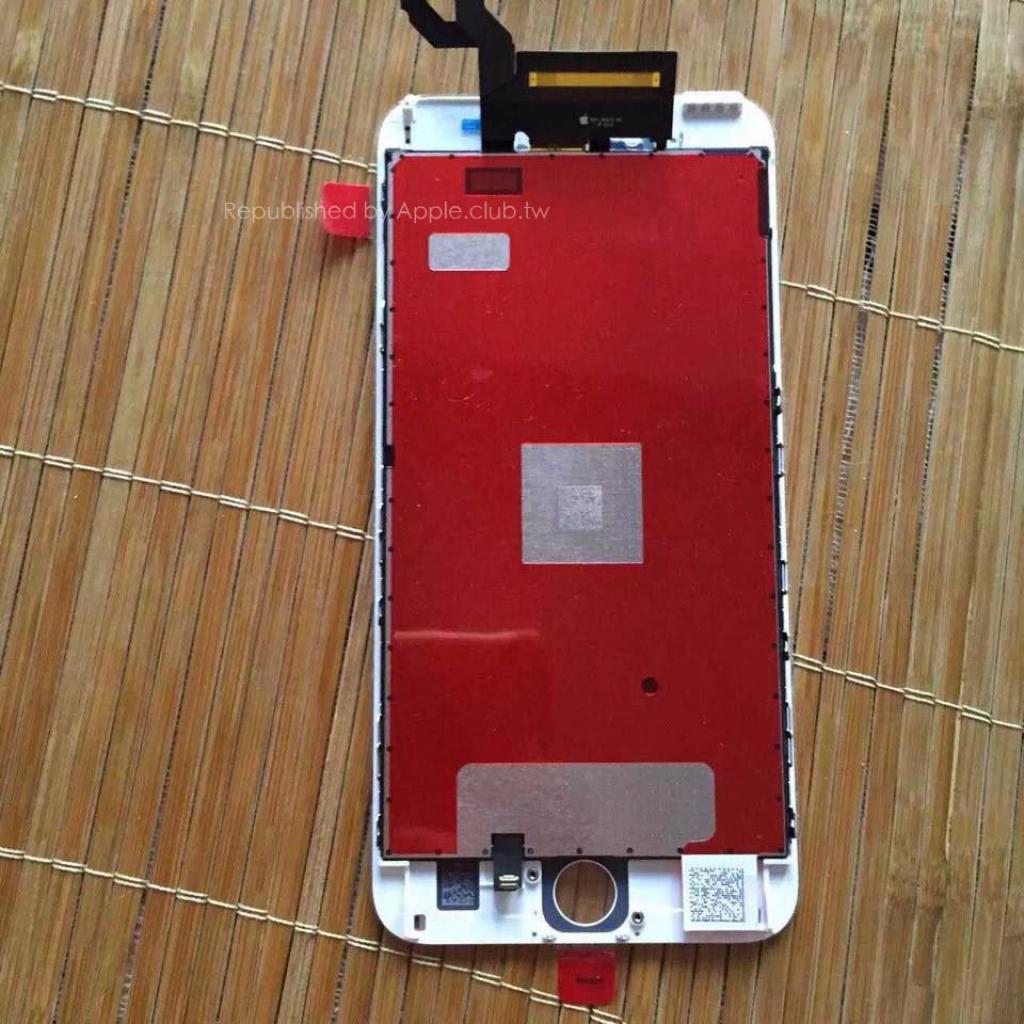 [01/09/2015] iPhone 6s Plus: Neue Abbildungen sollen Front- und Rückseite des Displays nebst Force Touch zeigen (1)