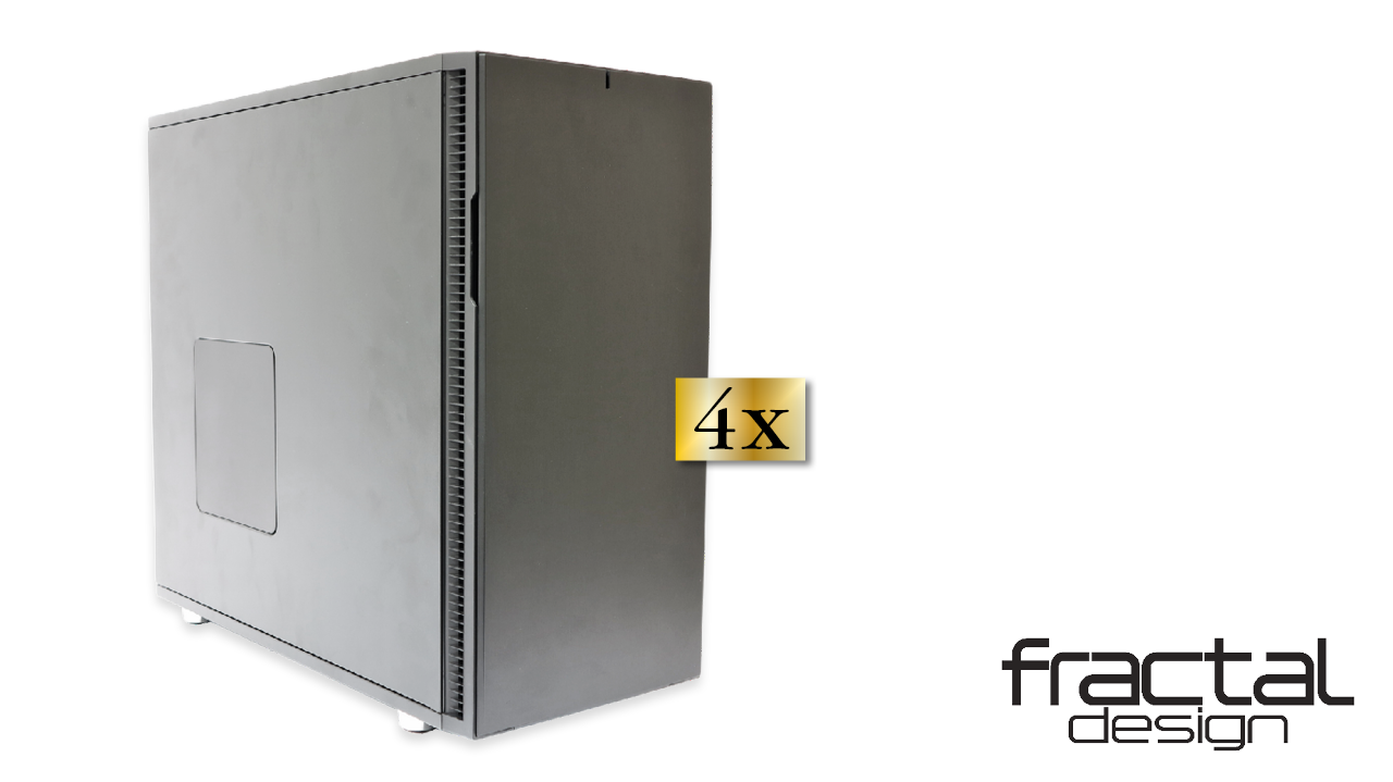 [01/10/2015] 4x Fractal Design Define R5 in der PCGH-Edition (nicht im Bild)