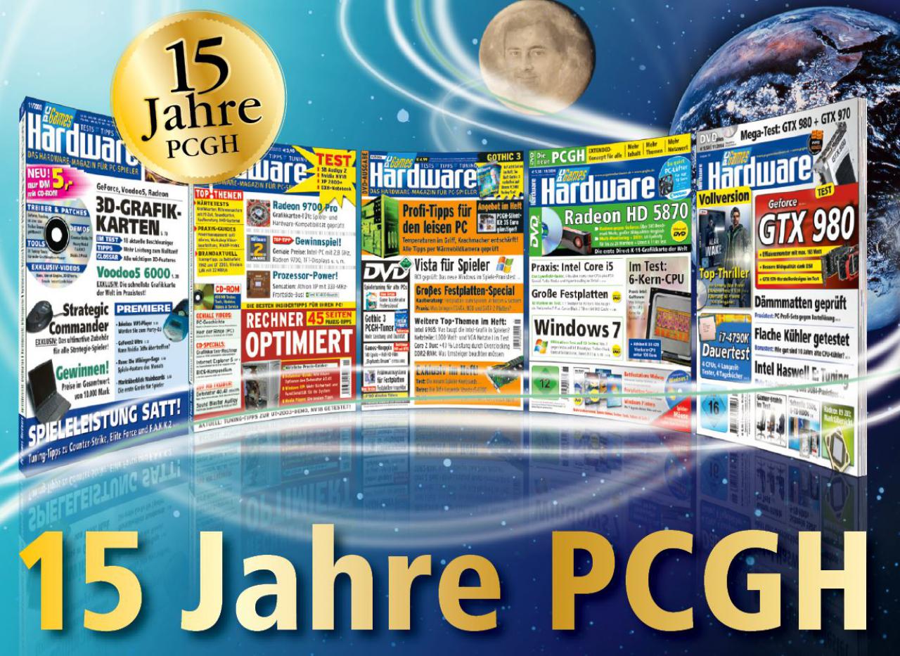 [01/10/2015] 15 Jahre PCGH: 15 Gründe zum Feiern - der Fahrplan