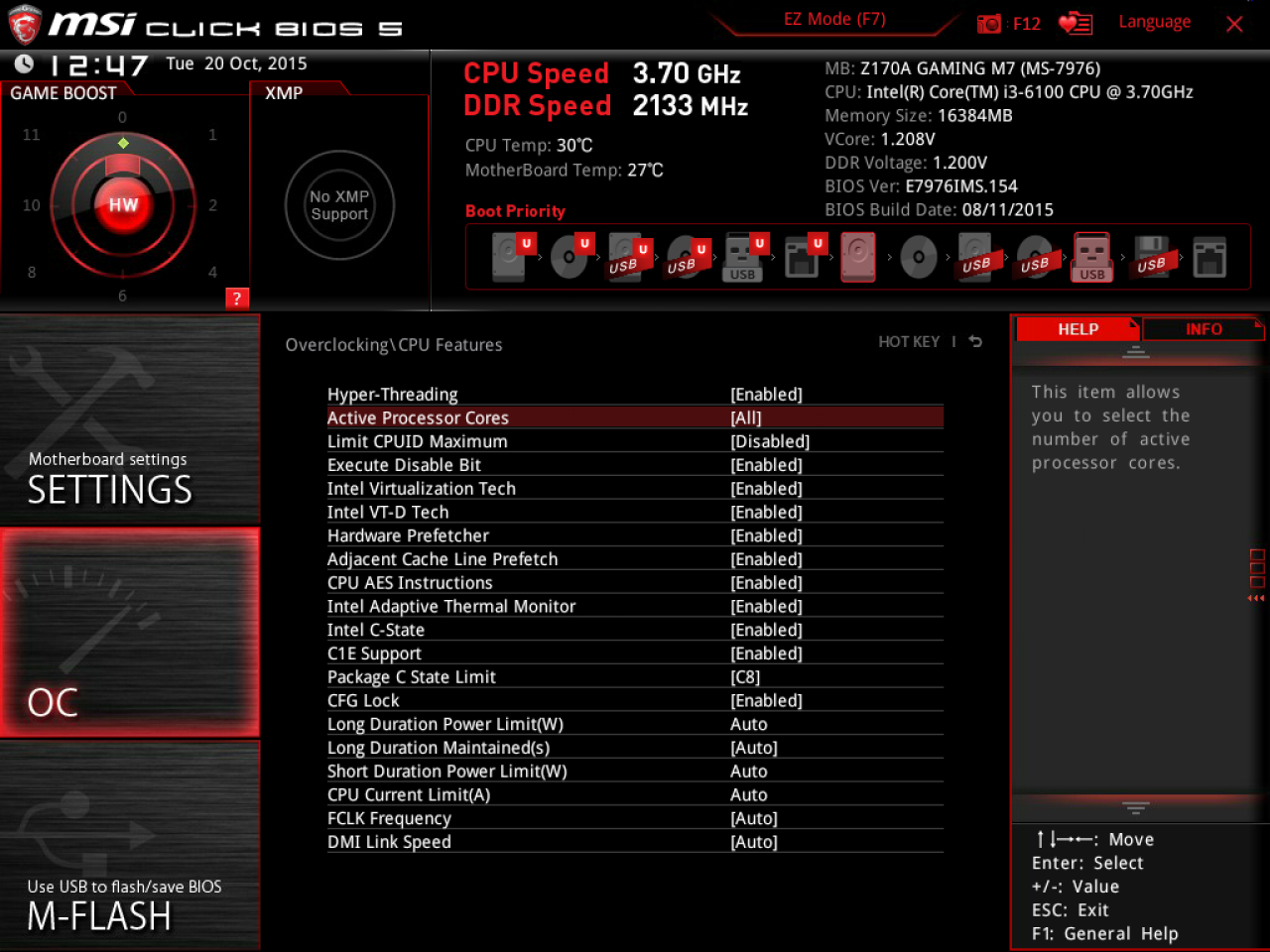 [20/10/2015] Core i3 6100 UEFI 2