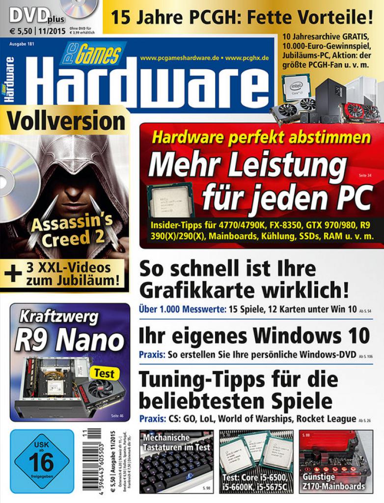 [01/10/2015] PCGH #181 11-2015 DVD-Titel