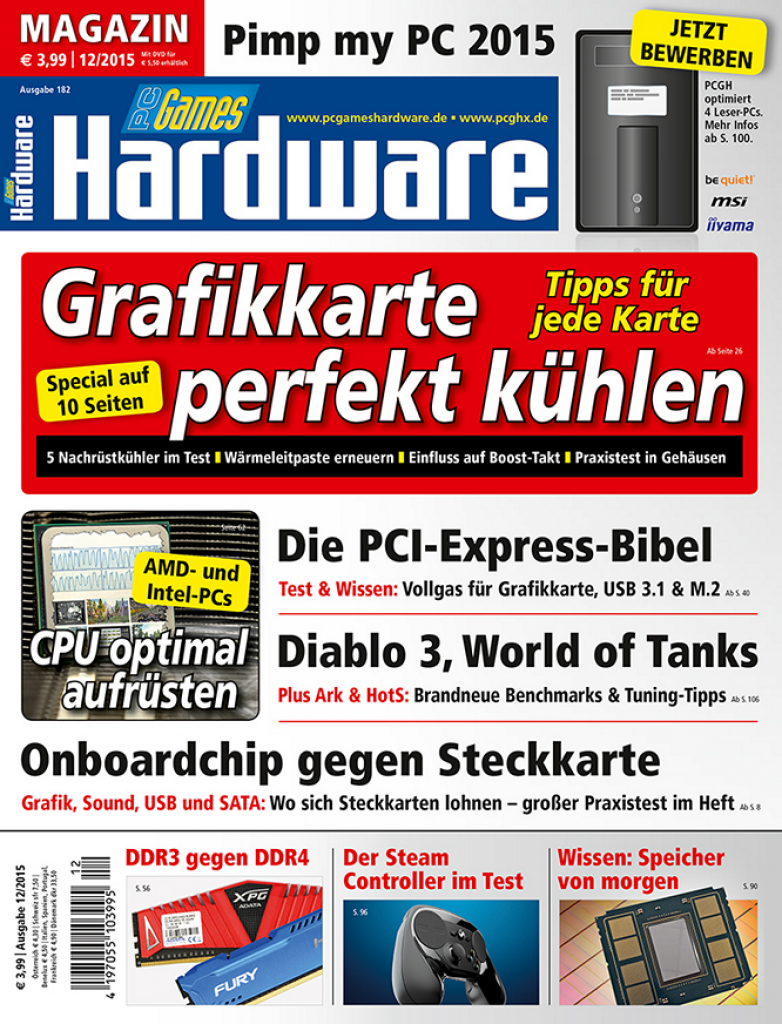 [30/10/2015] PCGH #182 (12-2015) Cover Magazin