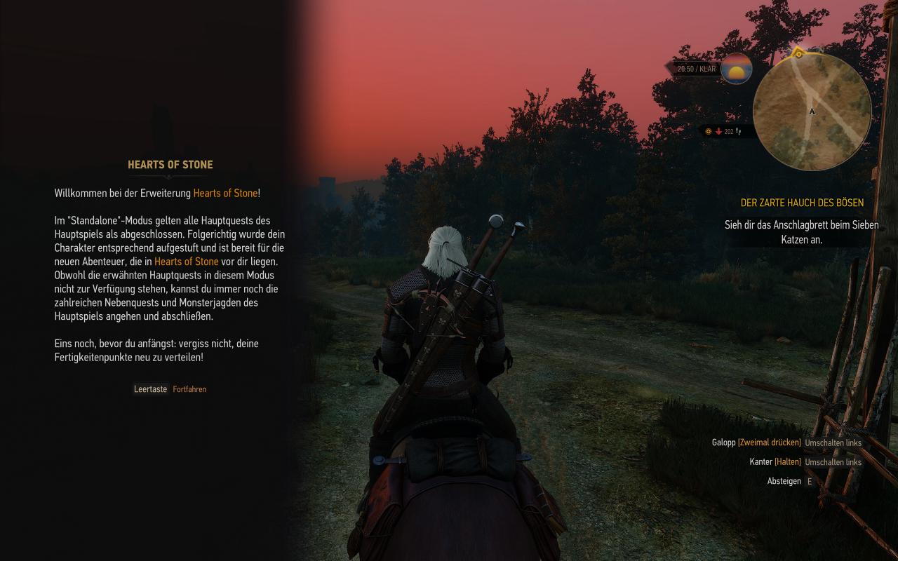 [13/10/2015] The Witcher 3 Hearts of Stone, der Anfang (Hairworks, 3200p downsampled @ 1600p)