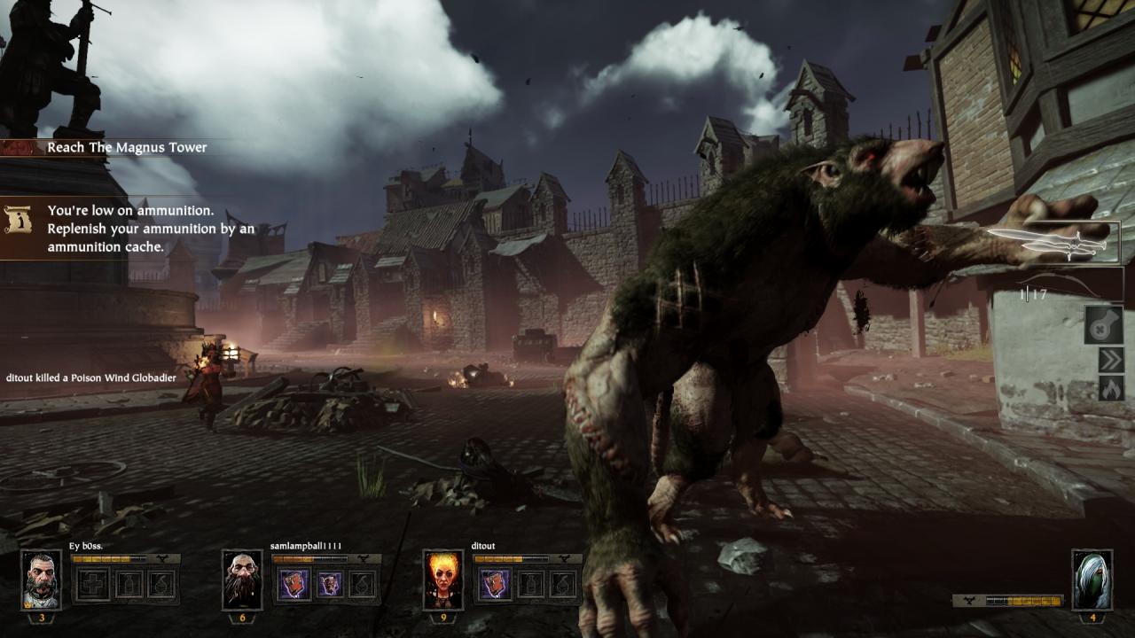 [29/10/2015] Warhammer: End Times - Vermintide bietet ein kooperatives Überlebensspiel für bis zu 4 Spieler. (online: 4)