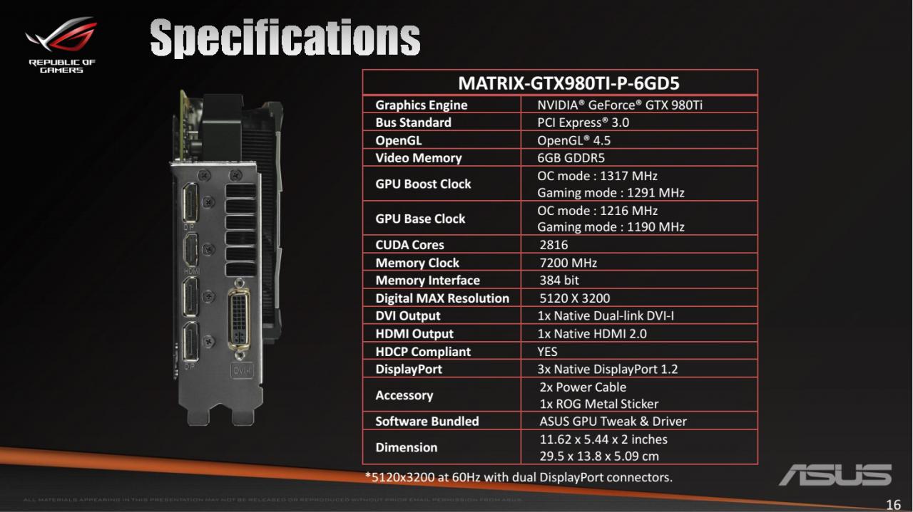 [26/10/2015] Asus ROG Matrix GTX 980 Ti Platinum ist das neue Top-Modell von Asus für Übertakter. (18)
