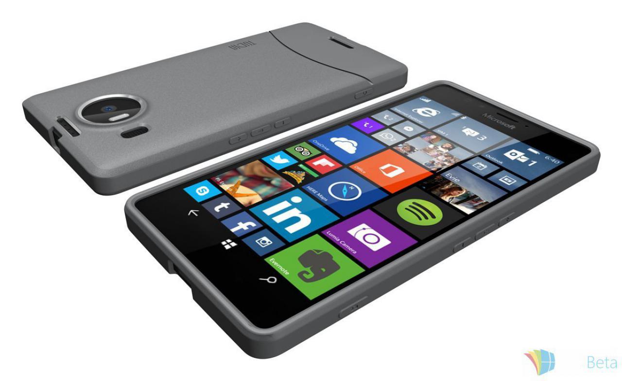 [04/10/2015] Hülle eines Lumia 950 XL.