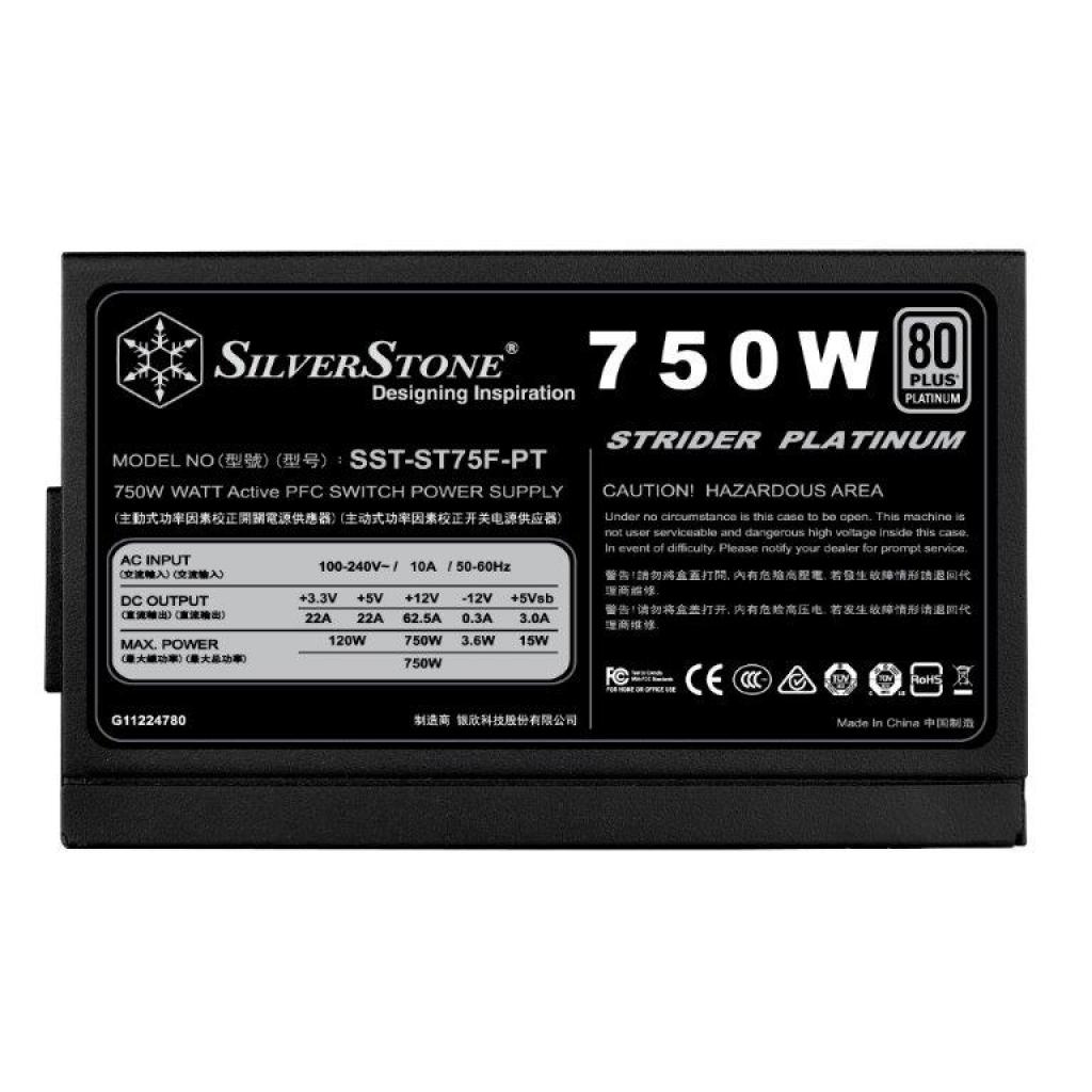 [09/10/2015] Silverstone bietet mit der Strider-Platinum-Serie kleine, effiziente und voll module ATX-Netzteile an. (5)