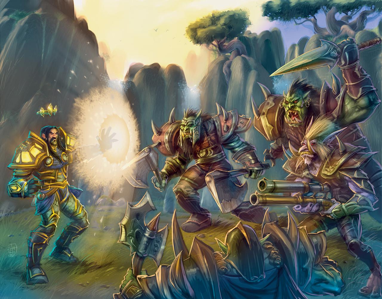 [28/10/2015] WoW: 40 Hordler vs. 1 Paladin wird zum dreiminütigen 