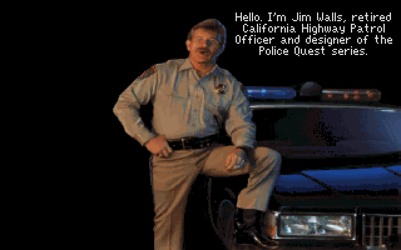 [24/11/2015] Police Quest III: The Kindred (D-Fend Reloaded 1.4.2 + Dosbox 0.74 + Munt) - Screenshot von Poulton (1)
