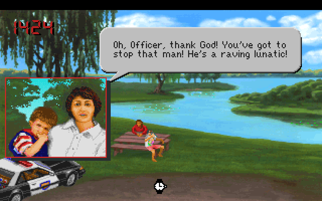 [24/11/2015] Police Quest III: The Kindred (D-Fend Reloaded 1.4.2 + Dosbox 0.74 + Munt) - Screenshot von Poulton (2)