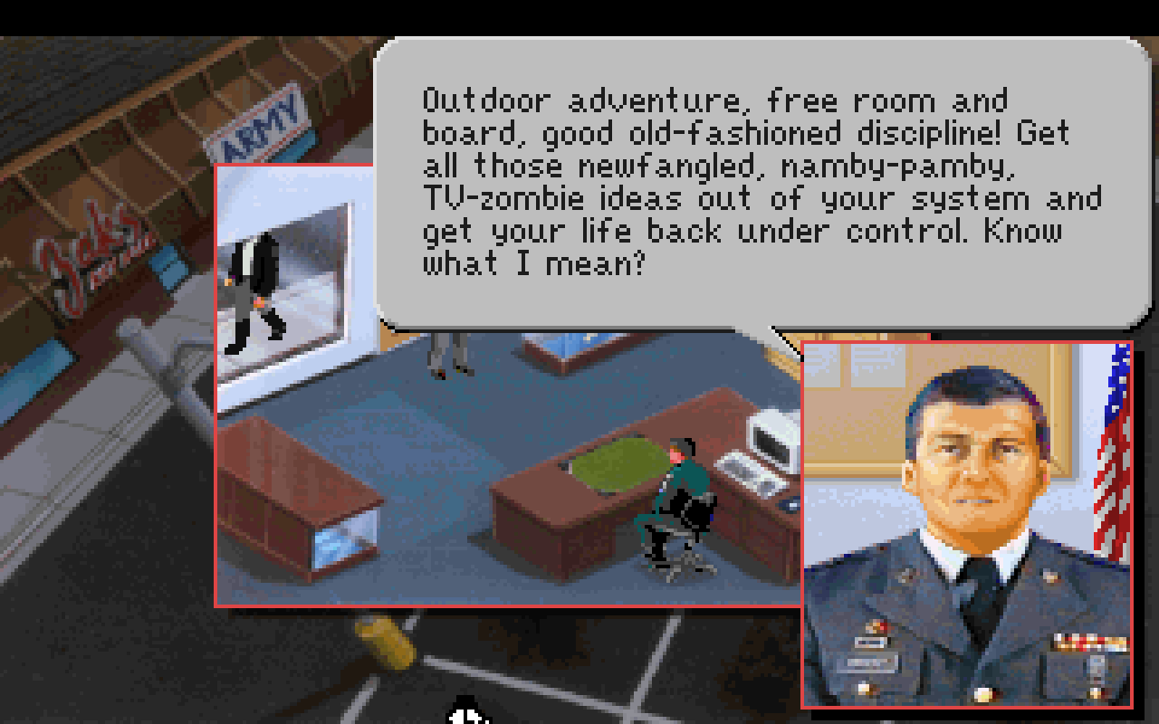 [24/11/2015] Police Quest III: The Kindred (D-Fend Reloaded 1.4.2 + Dosbox 0.74 + Munt) - Screenshot von Poulton (6)