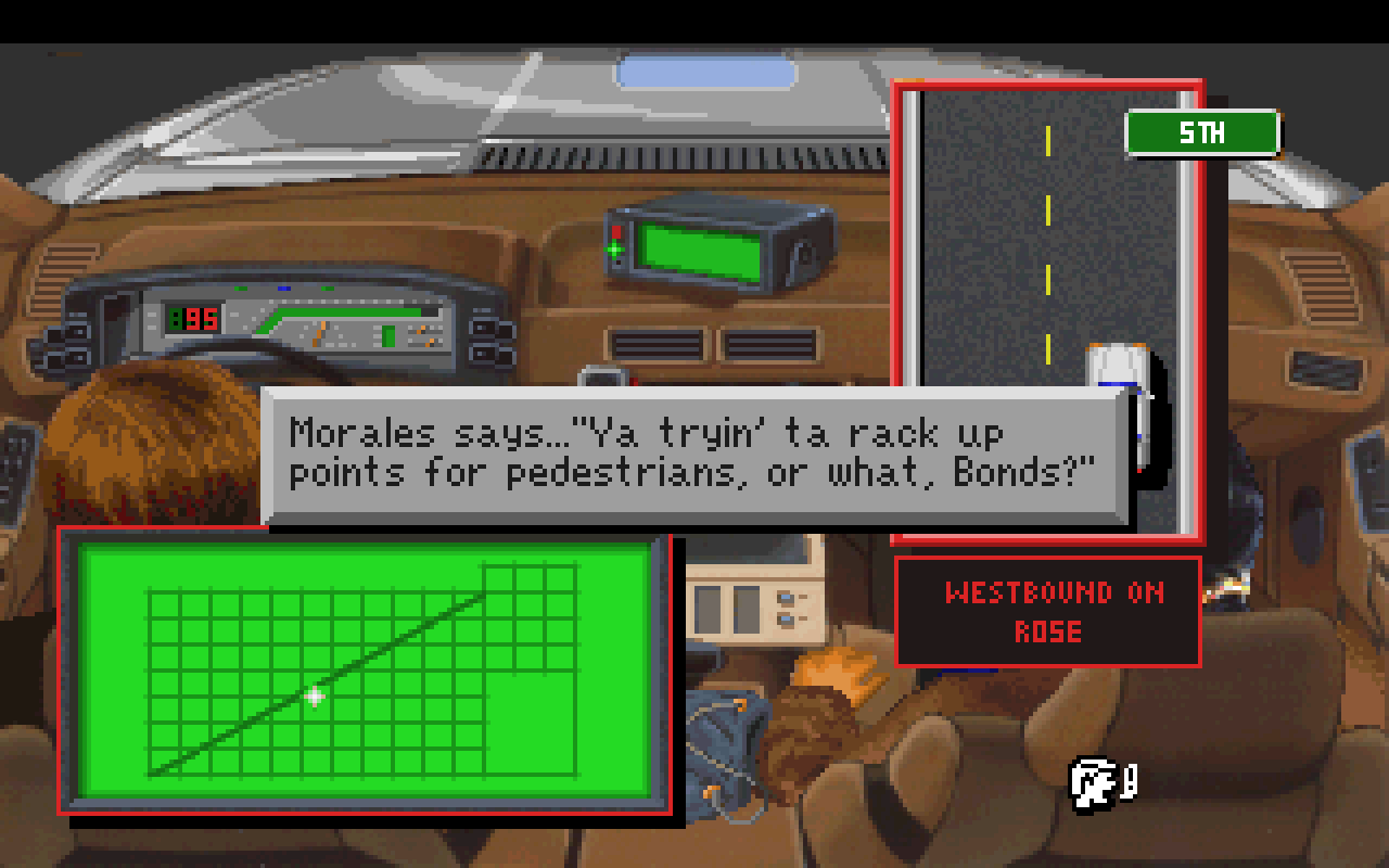 [24/11/2015] Police Quest III: The Kindred (D-Fend Reloaded 1.4.2 + Dosbox 0.74 + Munt) - Screenshot von Poulton (8)