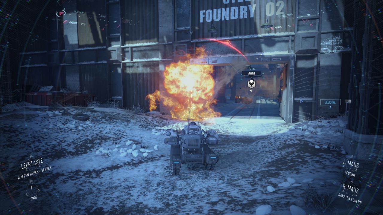 [07/11/2015] Call of Duty Black Ops 3 mit allen Grafikdetails am Anschlag. Die interne Renderauflösung beträgt 3.840 × 2.400 Pixel, was 2 × 2 Downsampling bei nativen 1.920 × 1.200 Pixeln respektive 1,5 × 1,5 DS bei nativen 2.560 × 1.600 Pixeln entspricht. Da schafft auch eine Titan X mit 1.450/4.200 MHz nur noch 45-60 Fps und nutz ihre 12 Gibyte Speicher voll aus. (39)