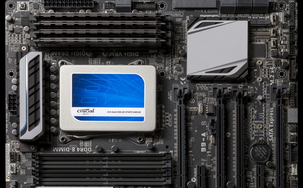 [04/11/2015] Crucial BX200: Einsteiger-SSDs zum ersten Mal mit TLC-Flash von Micron (1)