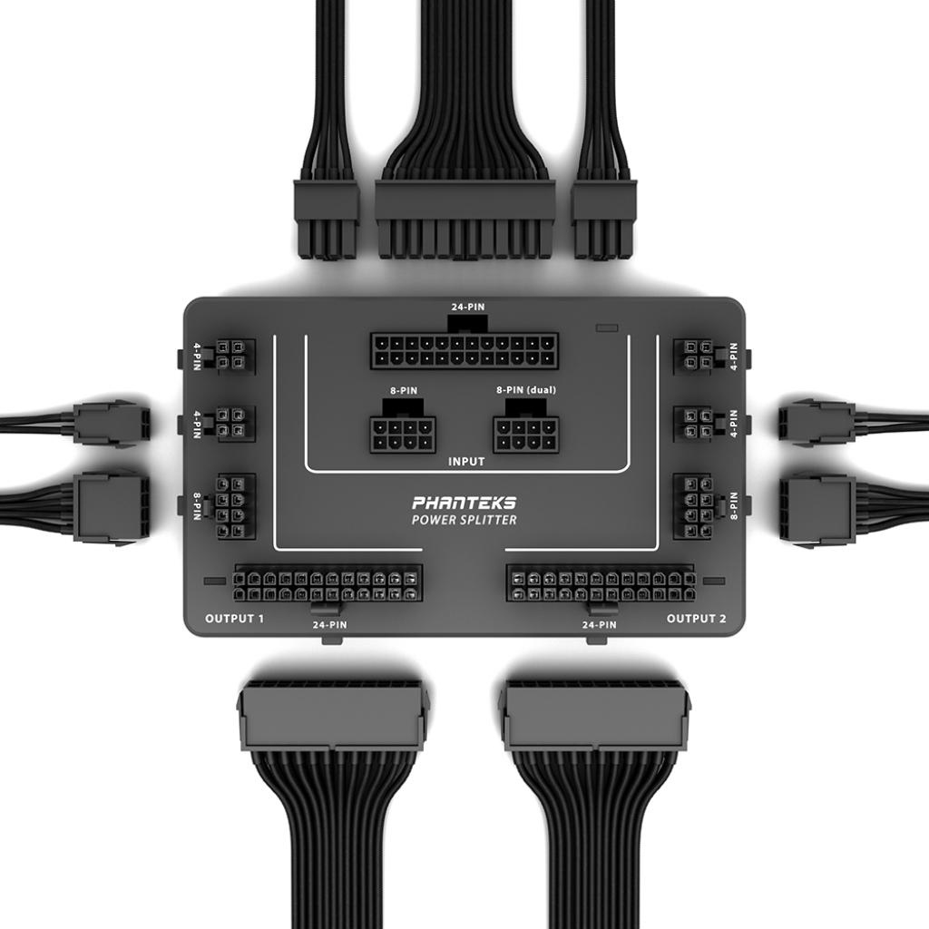 [25/11/2015] Phanteks Power Splitter: Verteiler versorgt zwei PCs mit einem Netzteil (1)