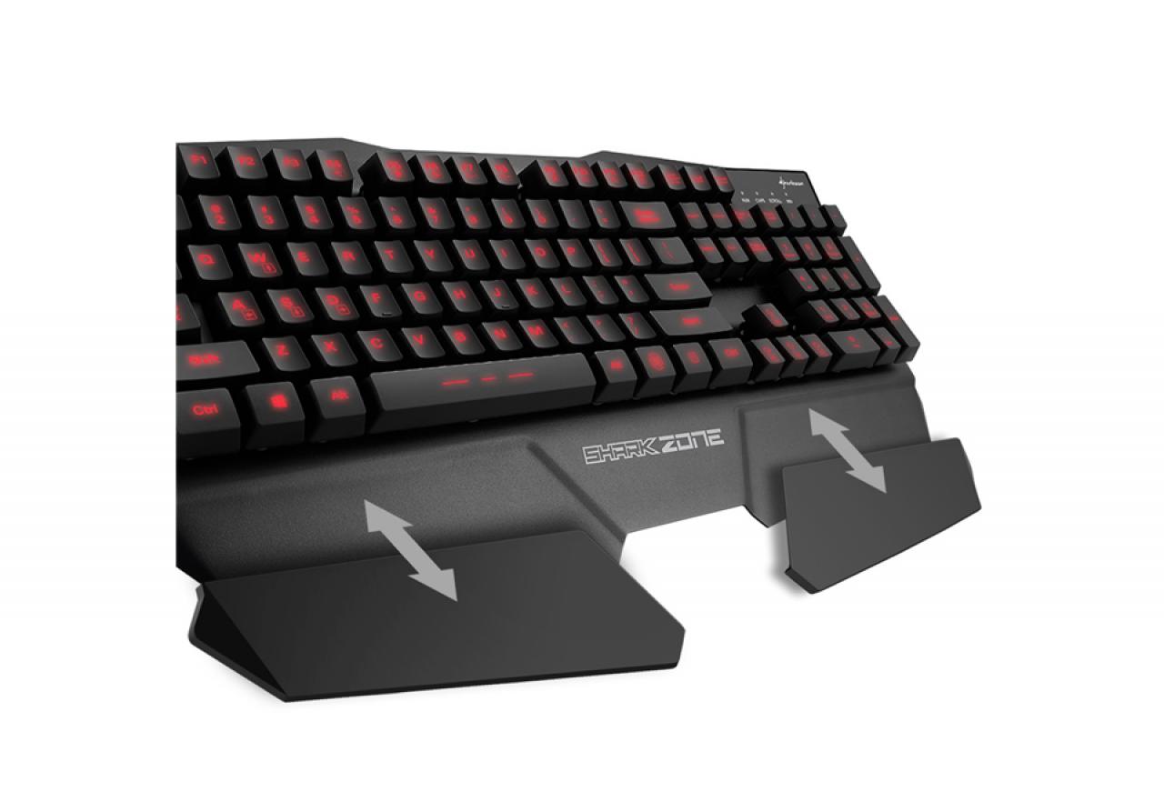 [24/11/2015] Sharkoon Zone K20: Günstige Rubberdome-Tastatur mit Metall-Gehäuse (3)
