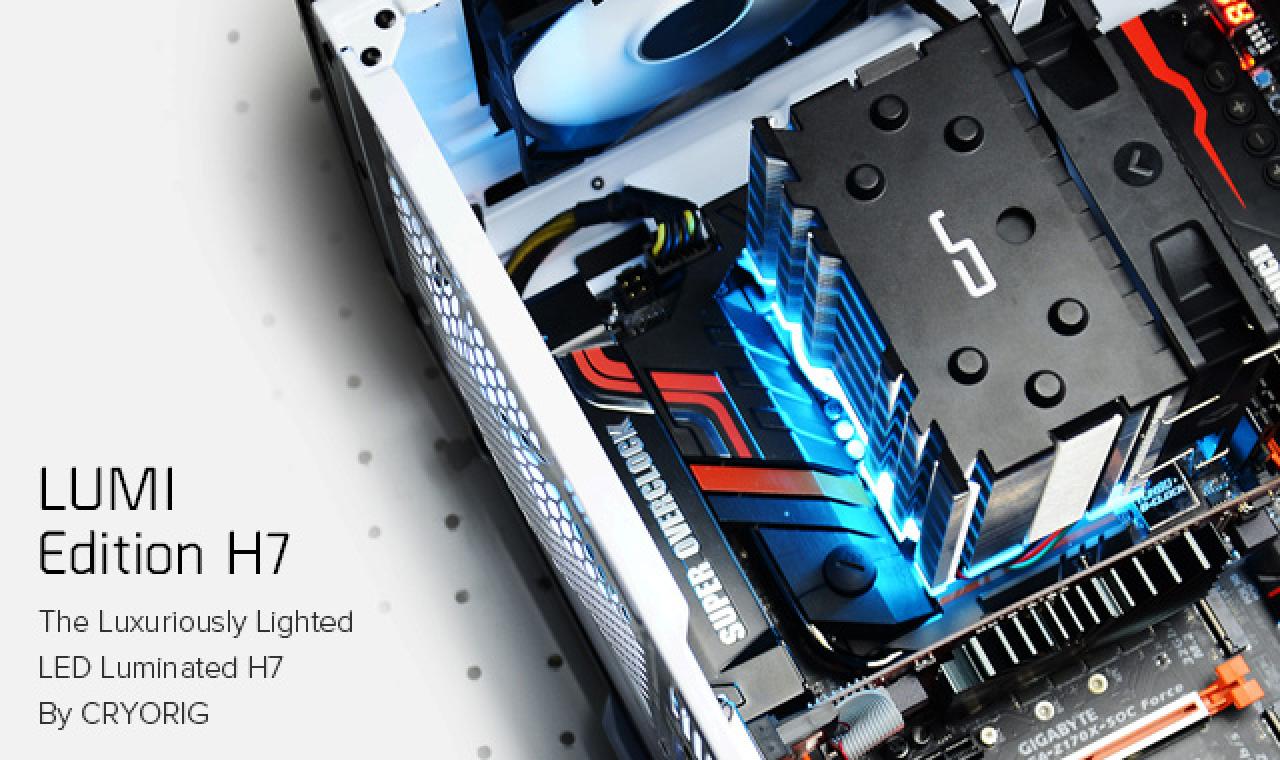 [18/12/2015] Cryorig H7 Lumi: CPU-Kühler mit RGB-Beleuchtung