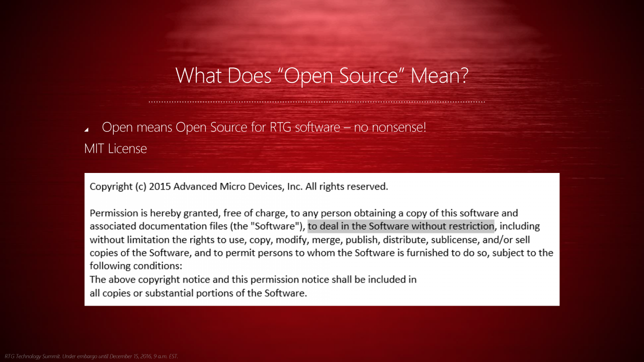 [15/12/2015] AMD GPUOpen: Radeon-Software wird zu 100 % Open-Source (13)
