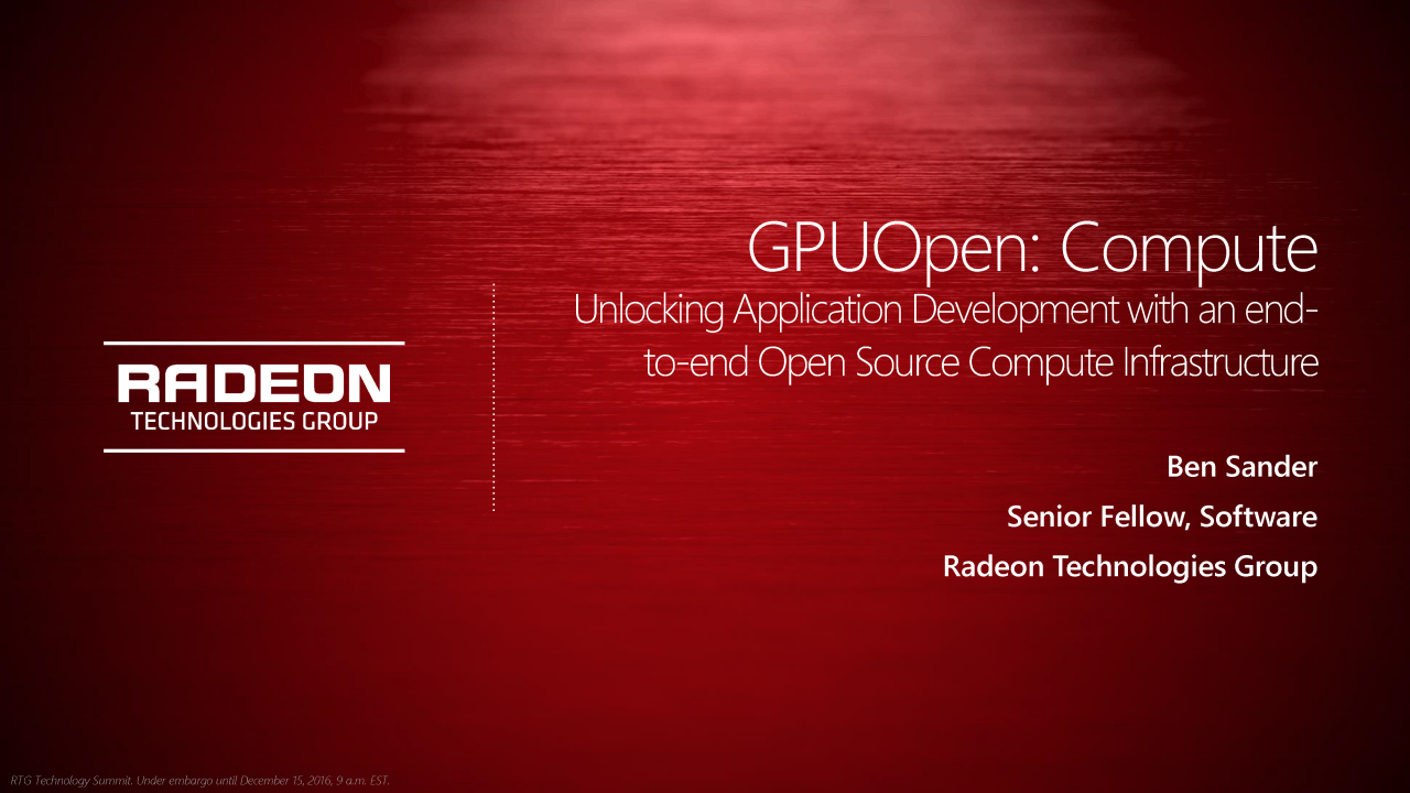 [15/12/2015] AMD GPUOpen: Radeon-Software wird zu 100 % Open-Source (14)