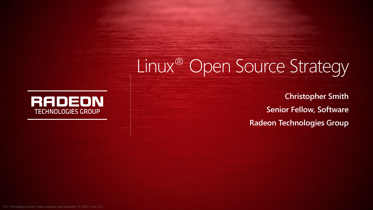 [15/12/2015] AMD GPUOpen: Radeon-Software wird zu 100 % Open-Source (20)