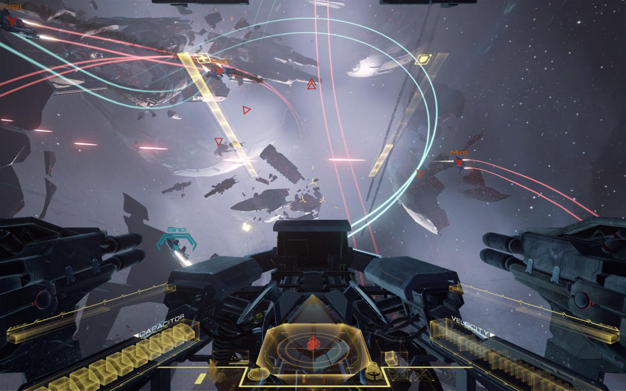[18/12/2015] CCP bringt mit dem Weltraum-Shooter Eve Valkyrie eines der bislang wohl am besten durchdesignten VR-Spiele auf den Markt - das Mittendrin-Gefühl ist enorm.