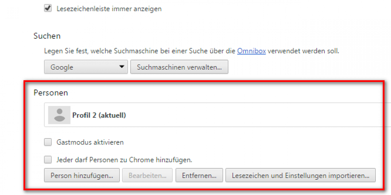 [10/12/2015] Google Chrome: Benutzerprofil anlegen - so geht's! (1)