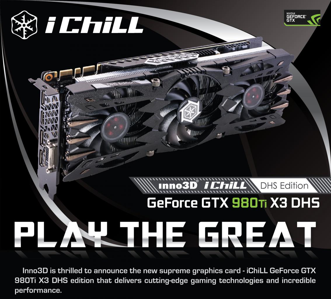 [09/12/2015] Geforce GTX 980 Ti X3 DHS: Inno3Ds schnellstes Custom-Design mit 2,5-Slot-Kühler (2)