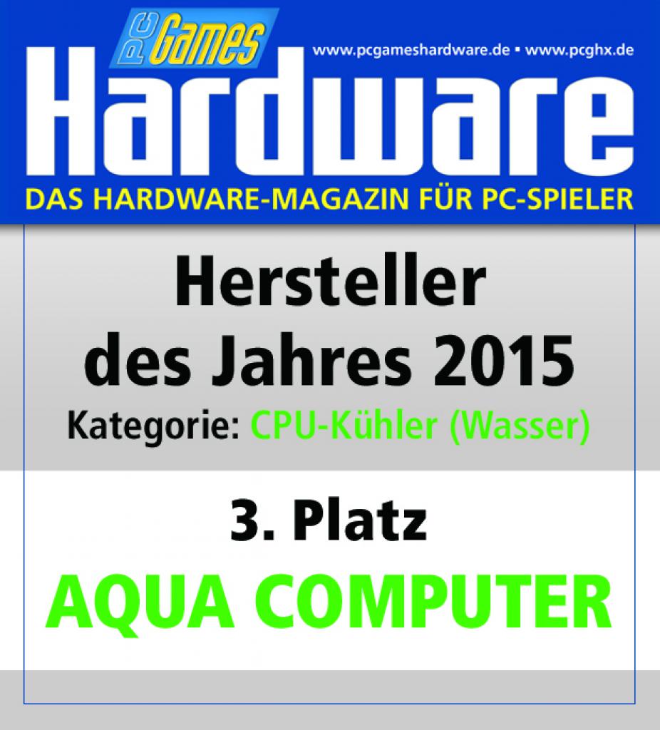[13/01/2016] CPU-Kühler Wasser Platz 3: Aqua Computer