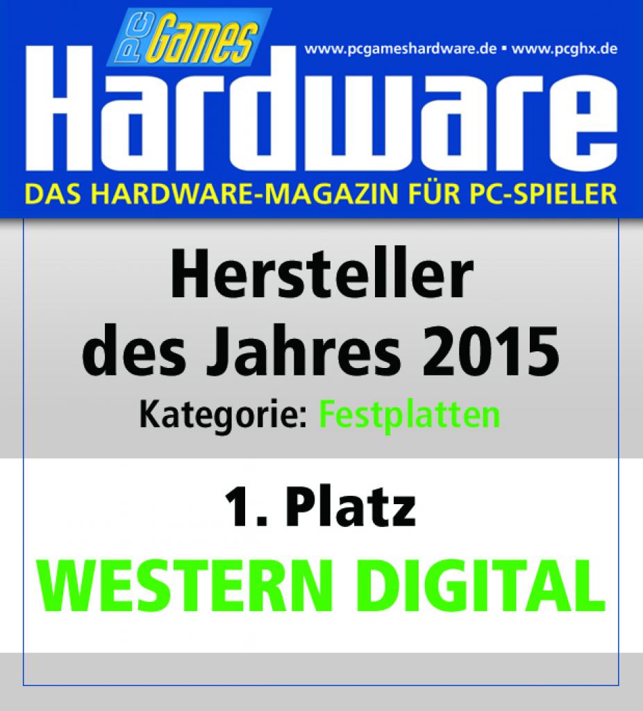 [13/01/2016] Festplatten Platz 1: Western Digital