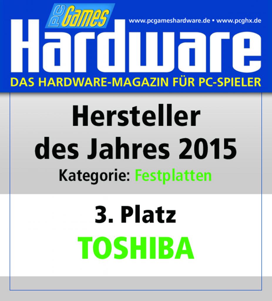 [13/01/2016] Festplatten Platz 3: Toshiba
