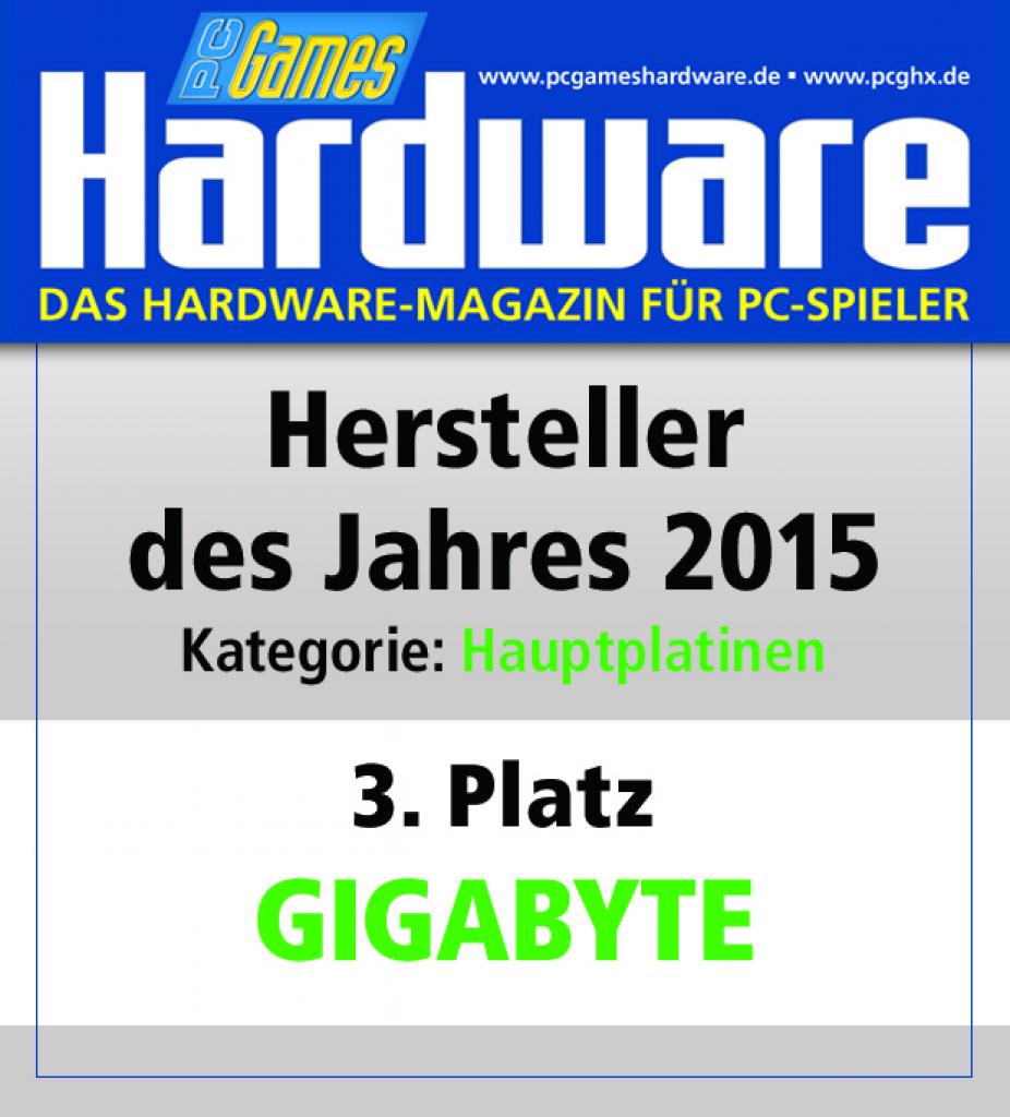 [13/01/2016] Hauptplatinen Platz 3: Gigabyte