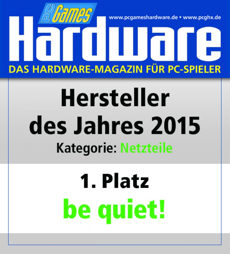 [13/01/2016] Netzteile Platz 1: be quiet