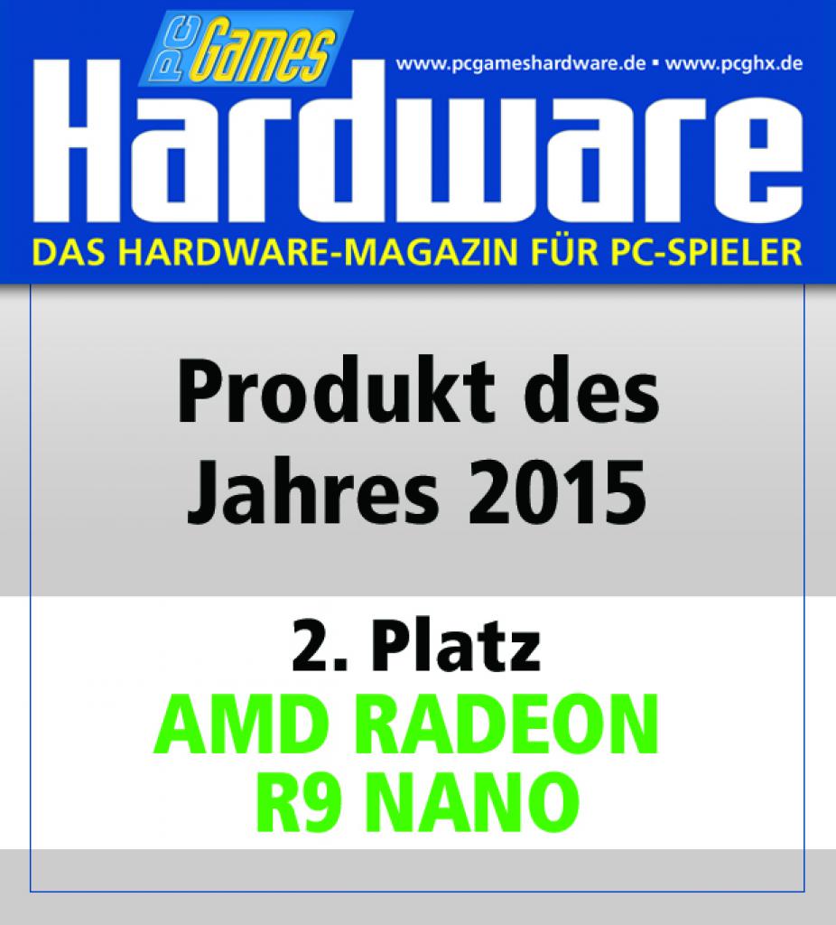 [13/01/2016] Produkt des Jahres Platz 2: AMD Radeon R9 Nano