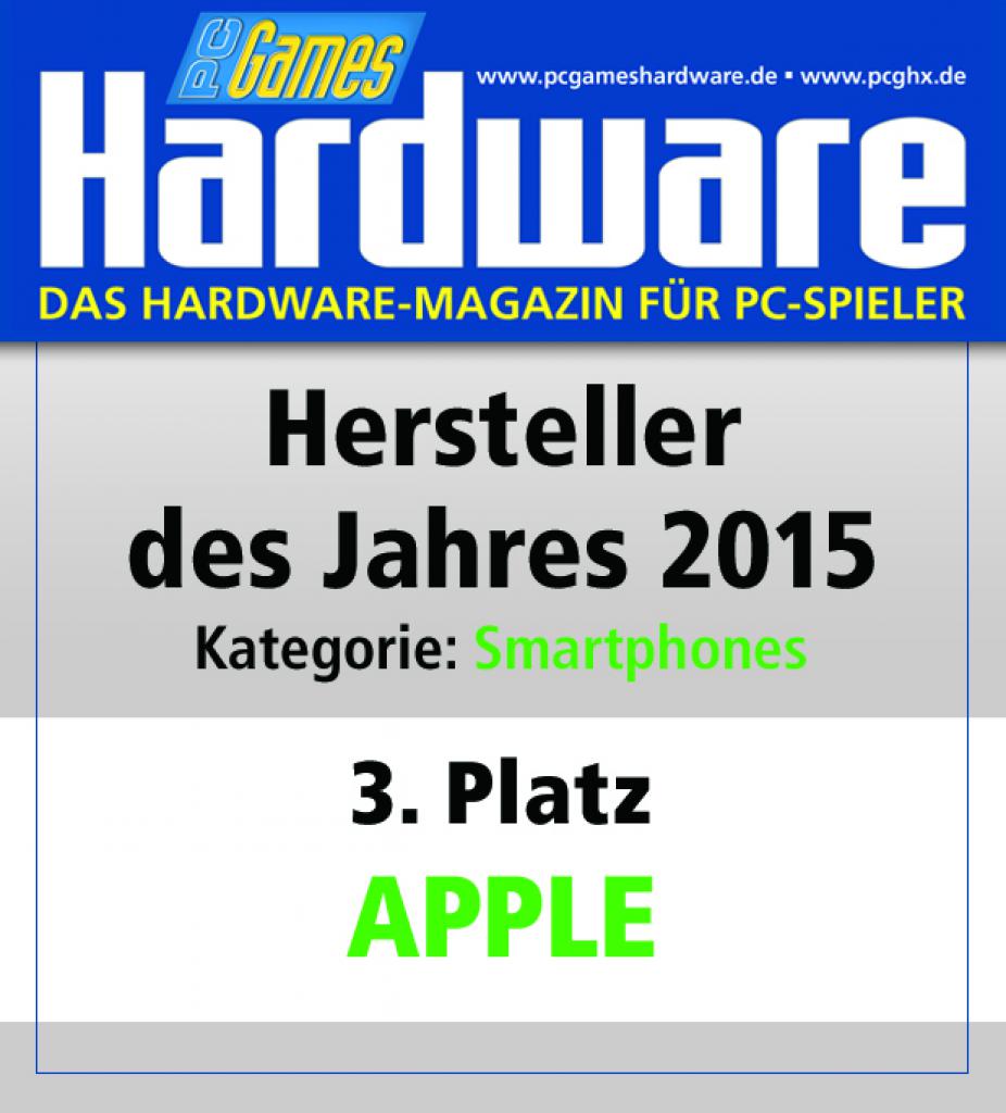[13/01/2016] Smartphones Platz 3: Apple