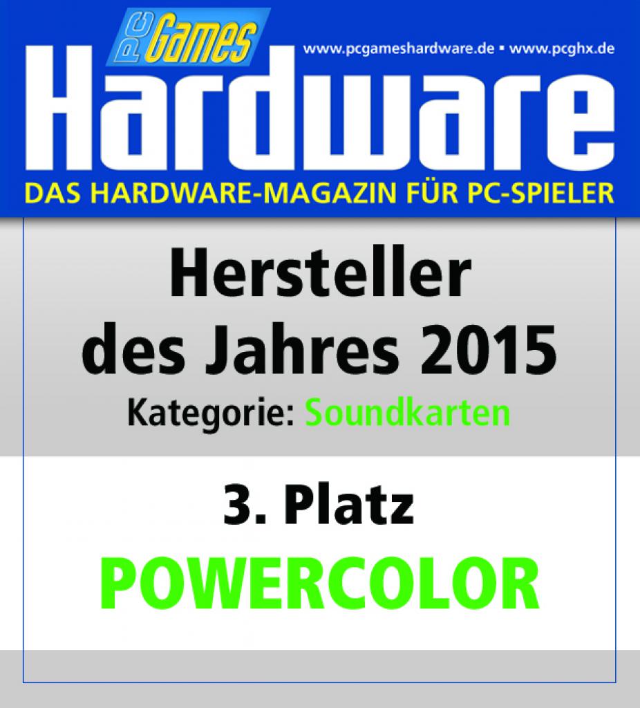 [13/01/2016] Soundkarten Platz 3: Powercolor