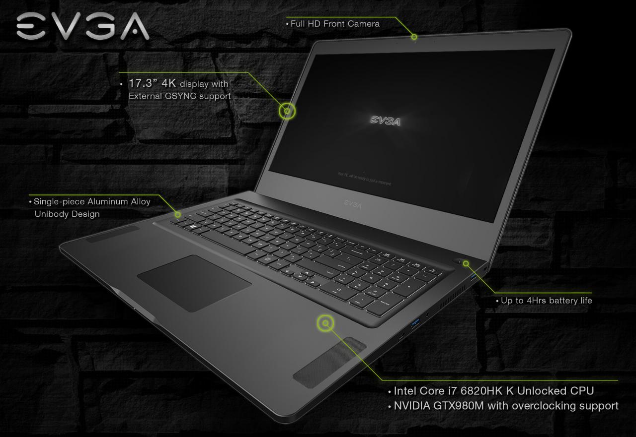 EVGA auf der CES: Erstes Gaming-Notebook, VR-Geforces und mehr (6)