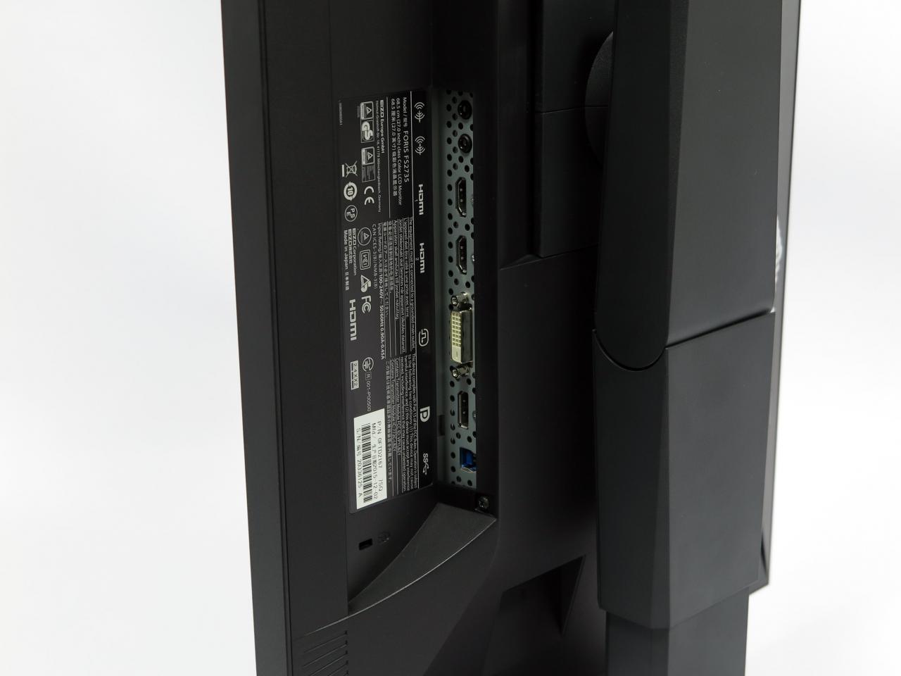 [12/01/2016] Eizo Foris FS2735: Anschlüsse