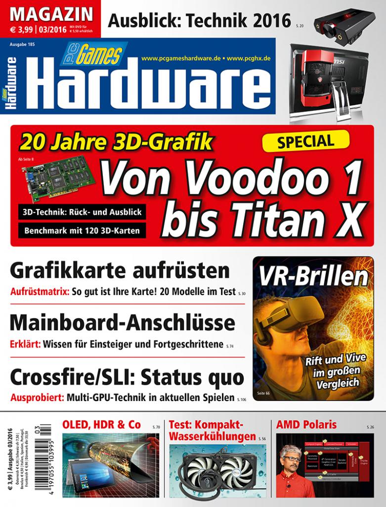 [29/01/2016] PCGH 03-2016 (#185) Cover MAG