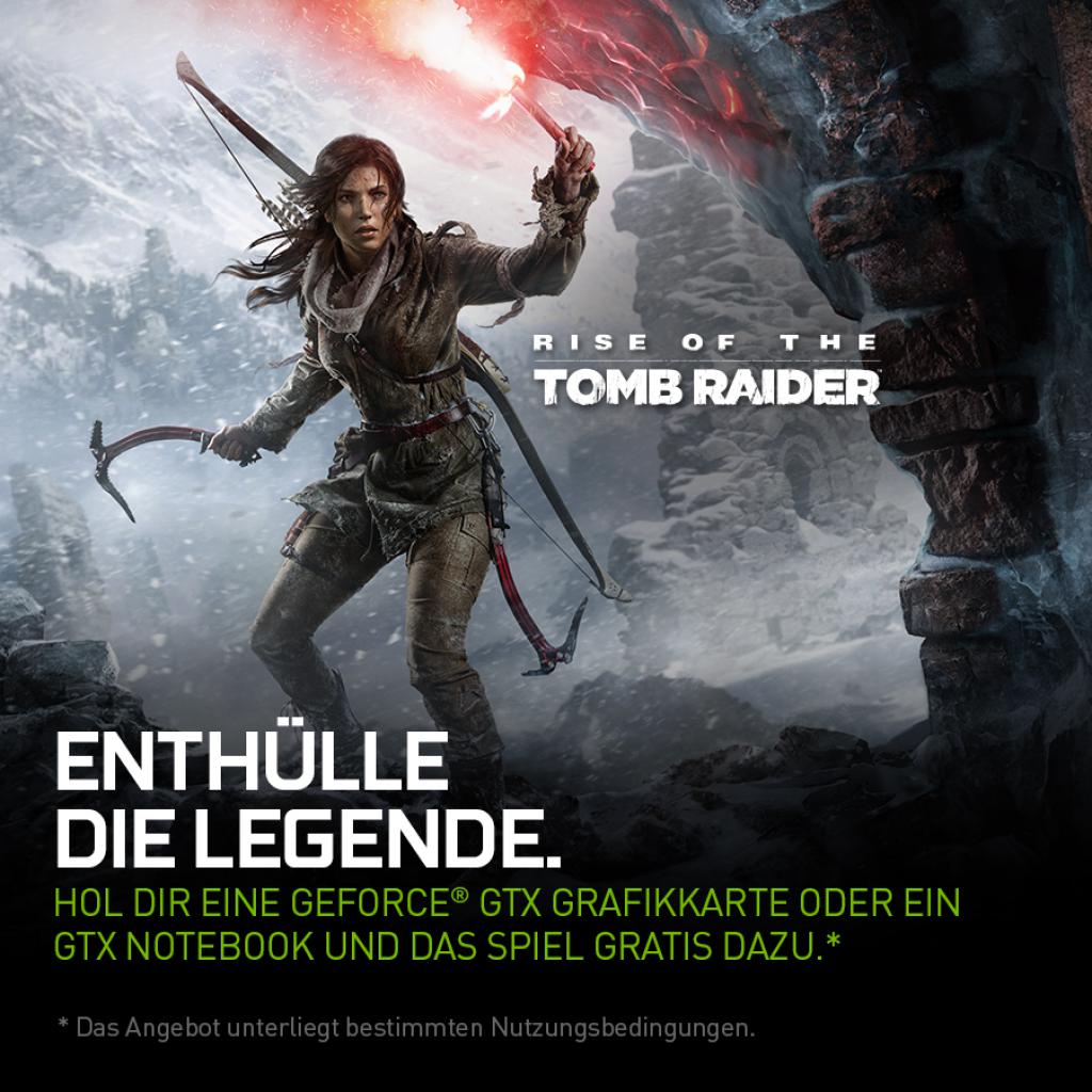 [07/01/2016] Rise of the Tomb Raider: Geforce-Bundle jetzt offiziell