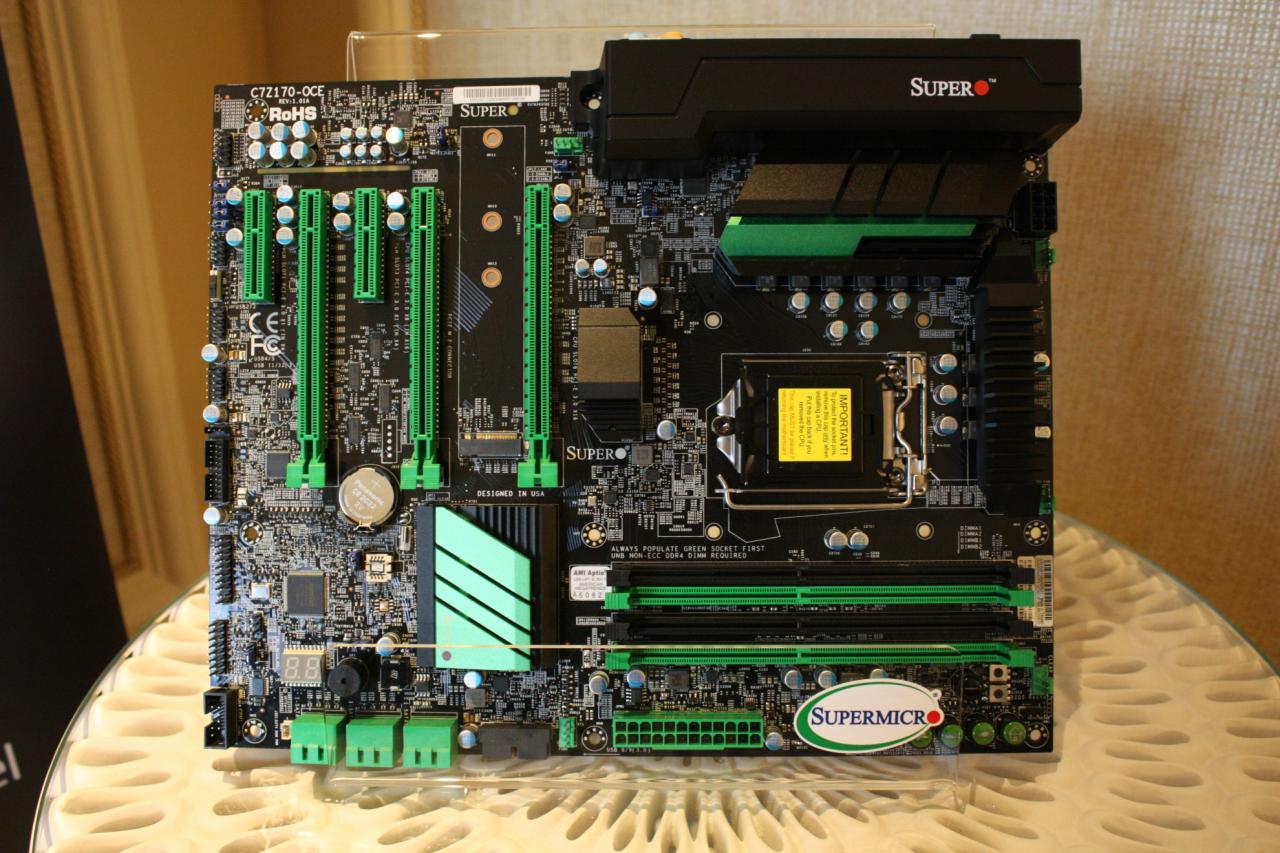 [08/01/2016] CES 2016: Neues Overclocking-Mainboard von Supermicro mit High-End-Ambitionen (1)